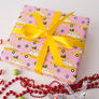 Pink Taxi Holiday Gift Wrap