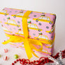 Pink Taxi Holiday Gift Wrap