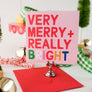 Very Merry Holiday Greeting Card
