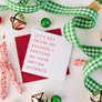 Eggnog & British Accents Holiday Greeting Card
