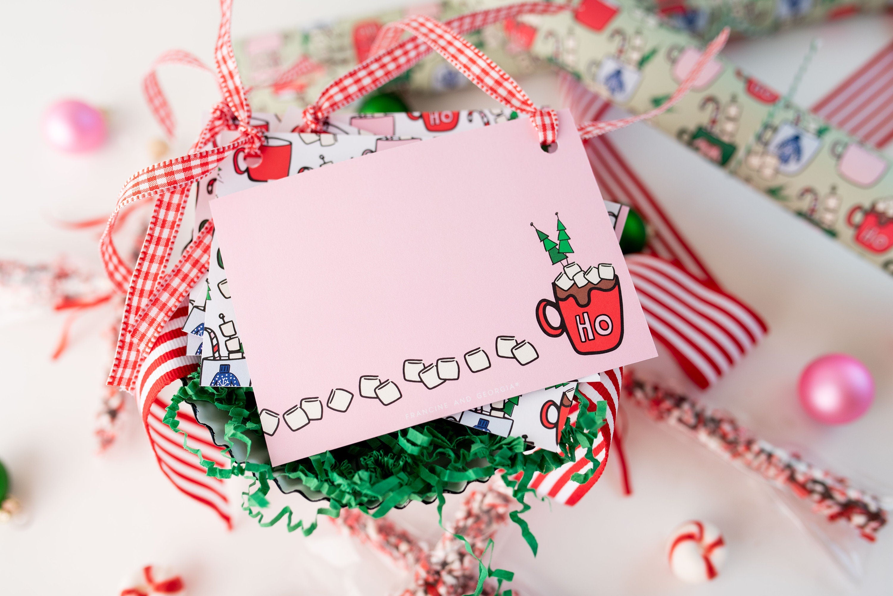 Hot Cocoa Oversized Gift Tag Set