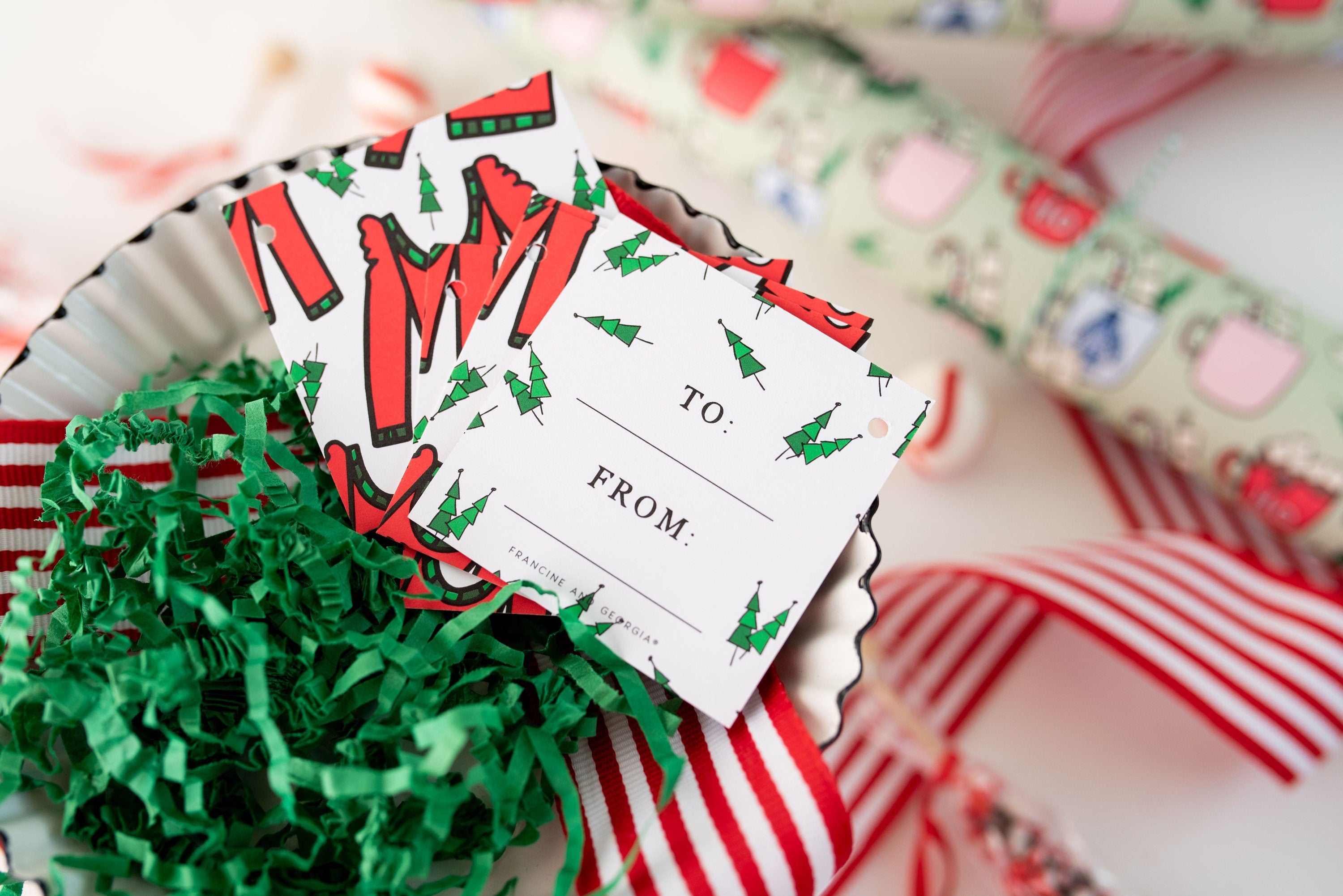 Ugly Sweater Gift Tag Set