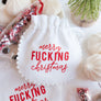 Merry Fucking Christmas Cotton Gift Bag