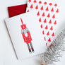 Masked Nutcracker Holiday Greeting Card