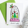 Winter Wishes Holiday Greeting Card