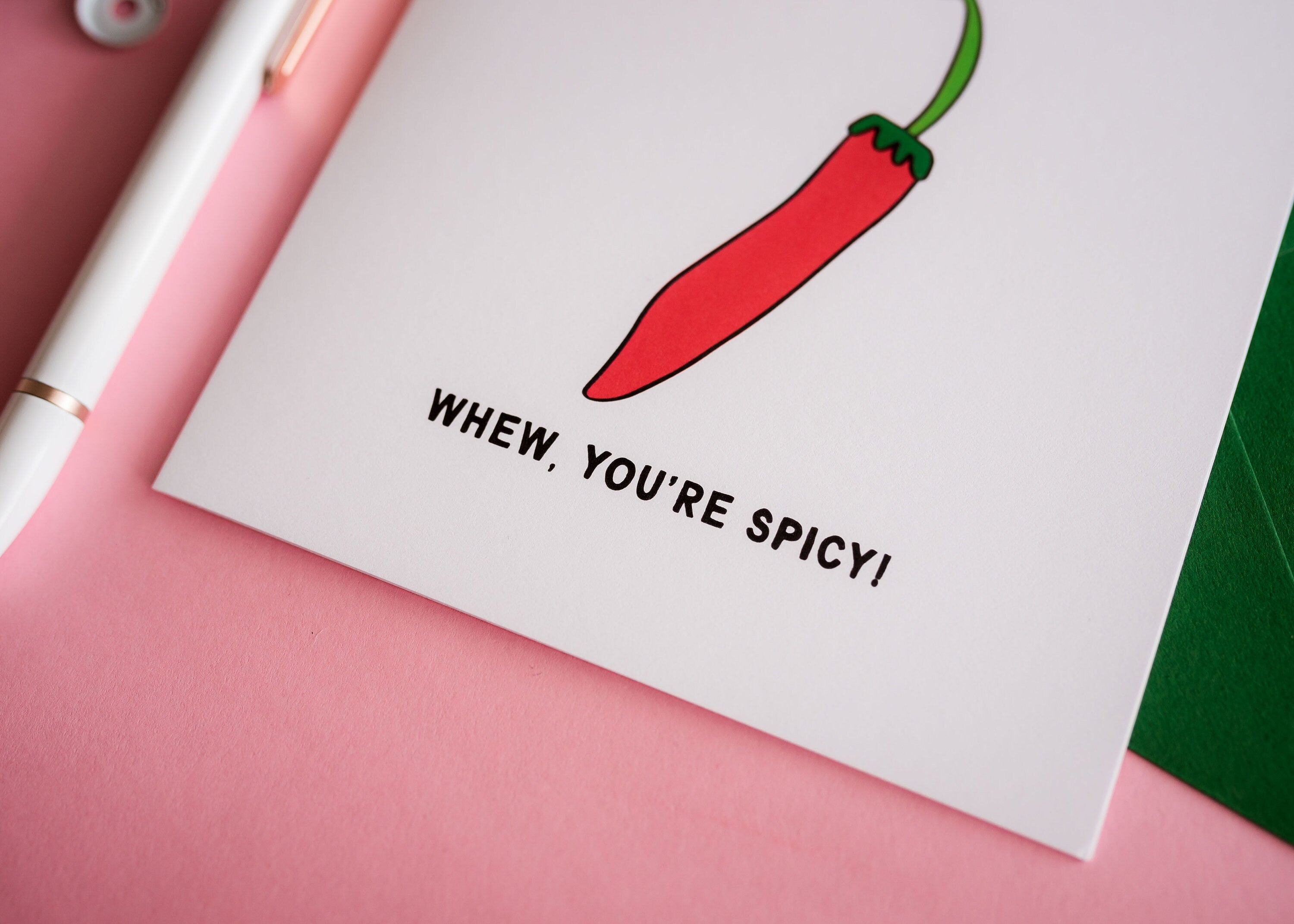 You're Spicy Greeting Card