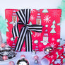 Red Joy Santa Gift Wrap