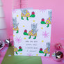 Turtle Dove Holiday Greeting Card