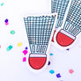 Badminton Sticker