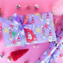 Purple Santa Gift Wrap