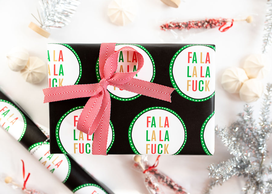 Fa La Fuck Holiday Gift Wrap