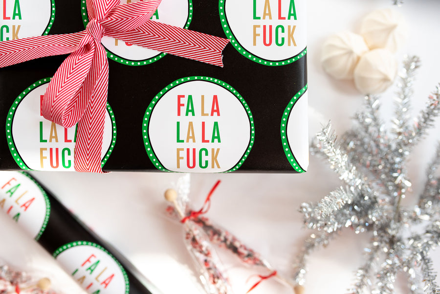 Fa La Fuck Holiday Gift Wrap