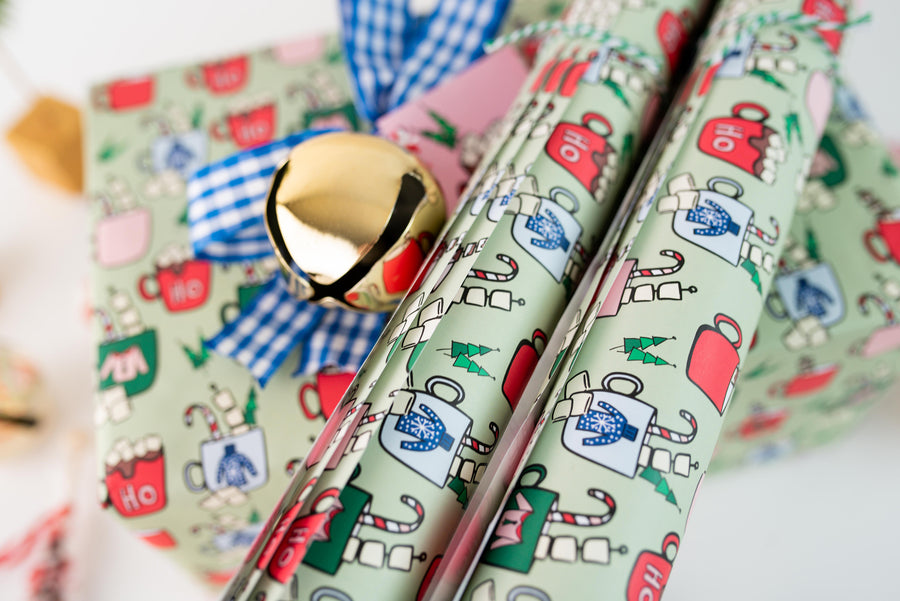 Cup of Cocoa Holiday Gift Wrap