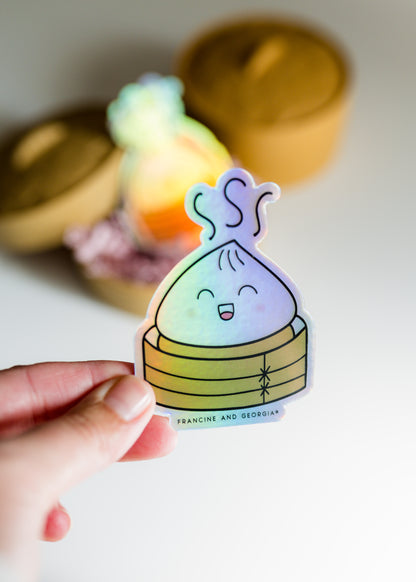 Dumpling Squishy Vinyl Sticker