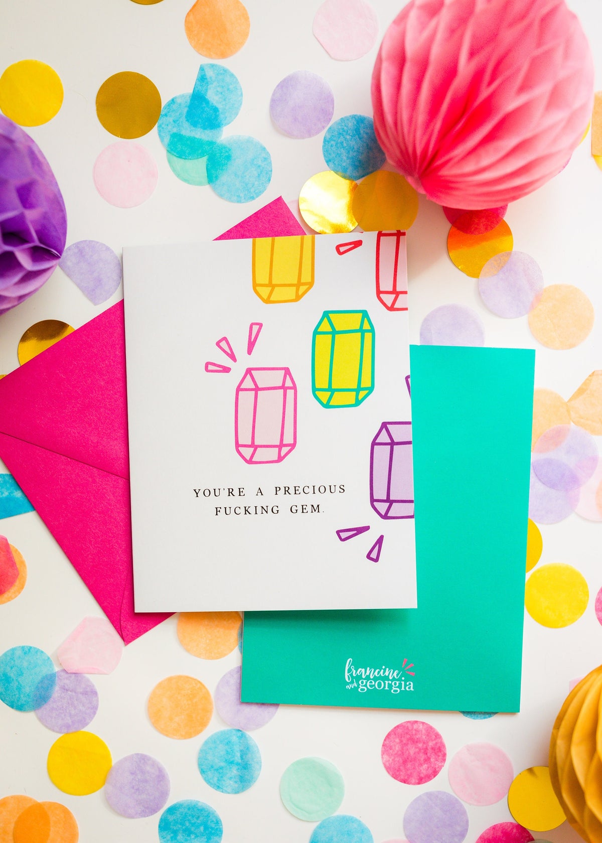 Precious Fucking Gem Greeting Card