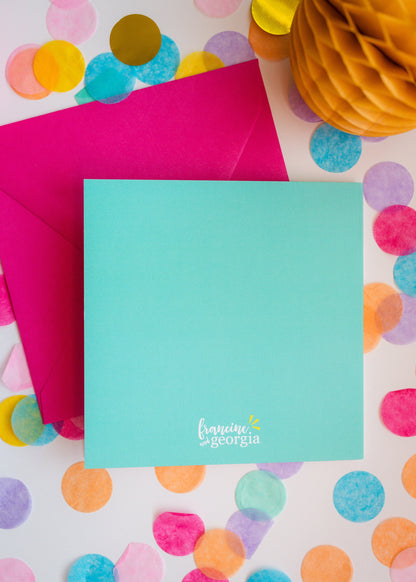 Fuck Shit Balls Greeting Card