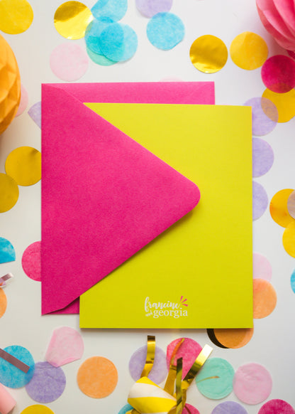 Let's Celebrate Greeting Card