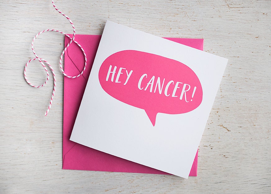 Fuck Off Cancer Greeting Card