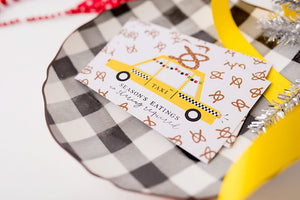 Pretzel Taxi Oversized Gift Tag Set