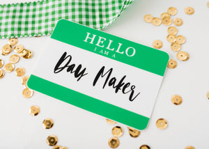 Day Maker Sticker Greeting Card