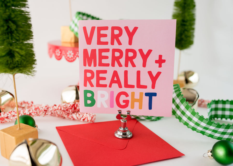 Very Merry Holiday Greeting Card