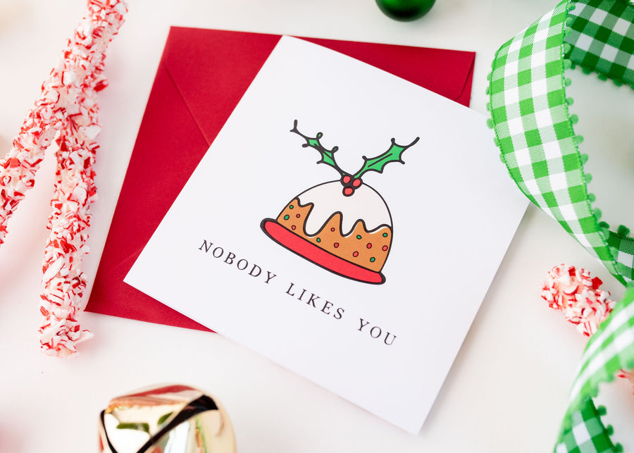 Fruitcake Holiday Greeting Card