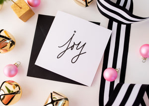 Joy Holiday Greeting Card