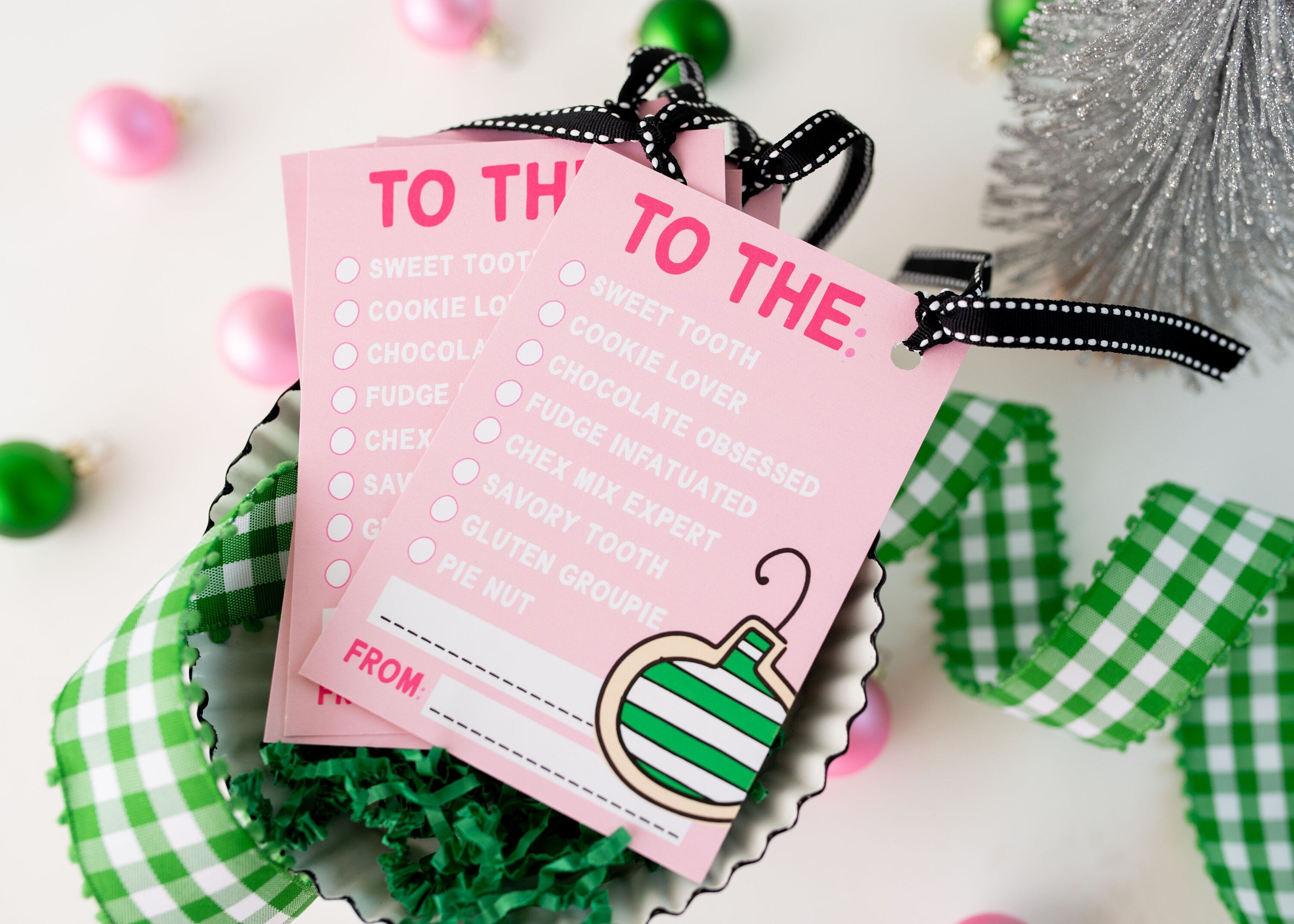 Holiday Sweet Tooth Oversized Gift Tag Set