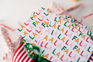 Falalala Gift Tag Set