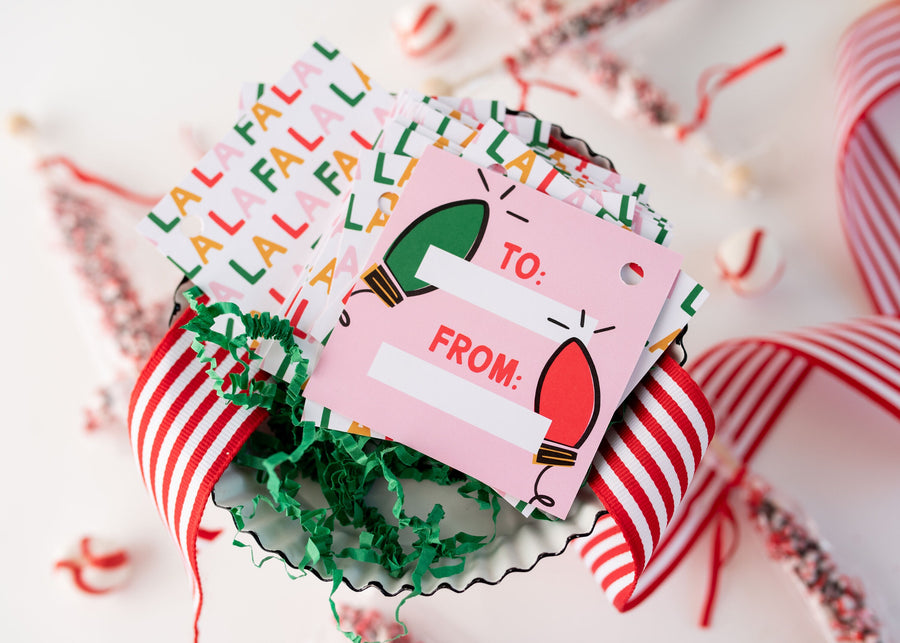 Falalala Gift Tag Set