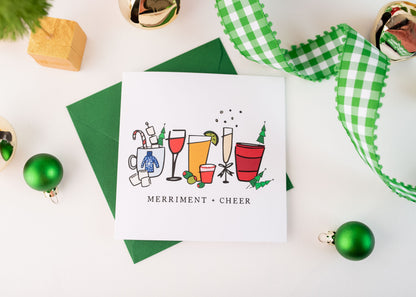 Merriment & Cheer Holiday Greeting Card