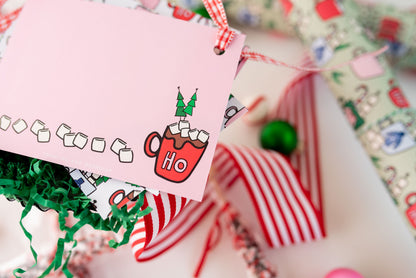 Hot Cocoa Oversized  Gift Tag Set