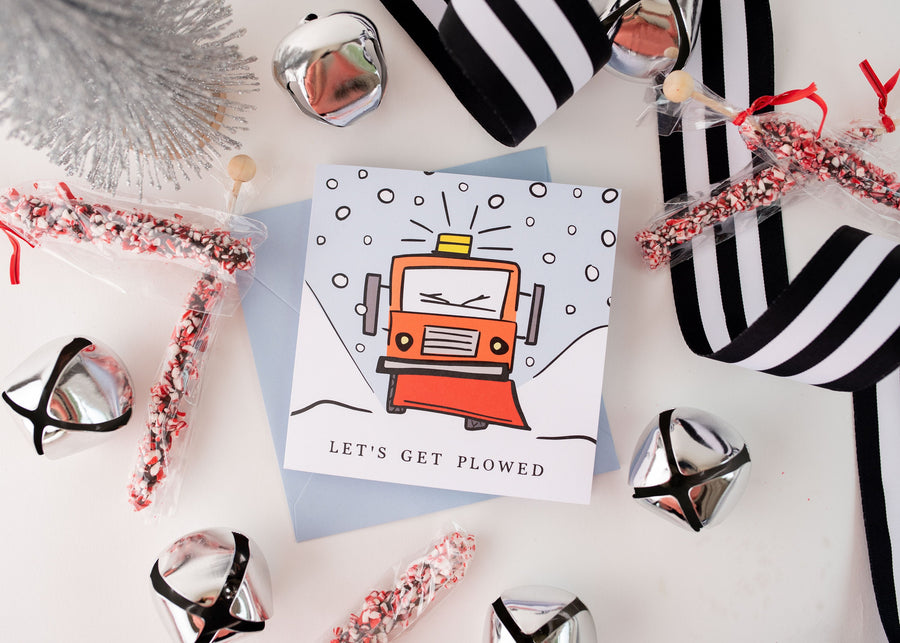 Get Plowed Greeting Card