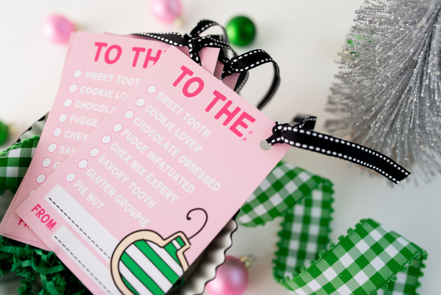 Holiday Sweet Tooth Oversized Gift Tag Set