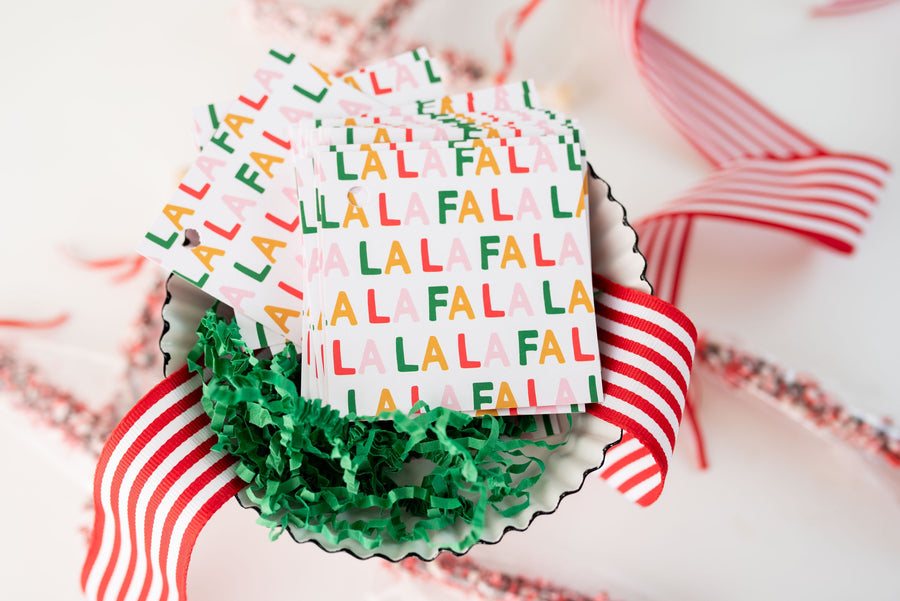 Falalala Gift Tag Set