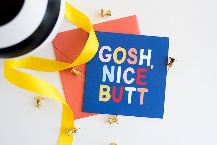 Nice Butt Greeting Card