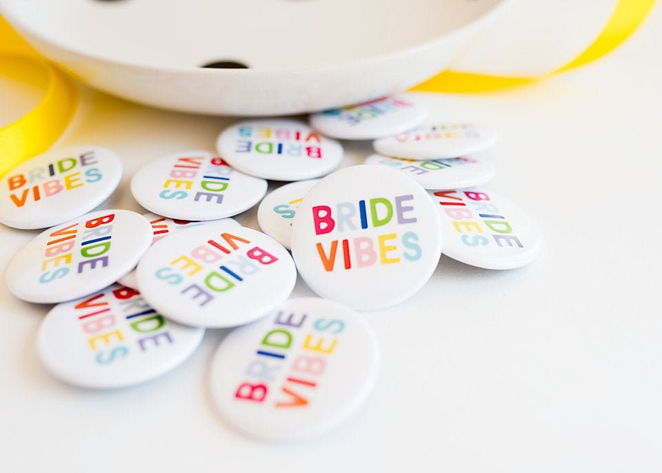Bride Vibes Button