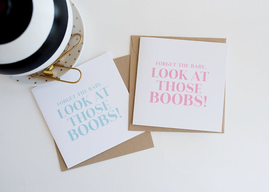 Look at Those Boobs Greeting Card