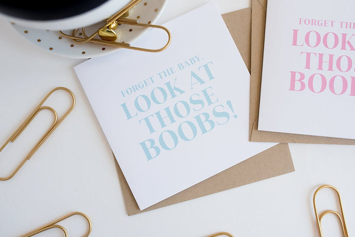 Look at Those Boobs Greeting Card