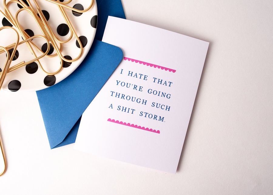 Shit Storm Greeting Card