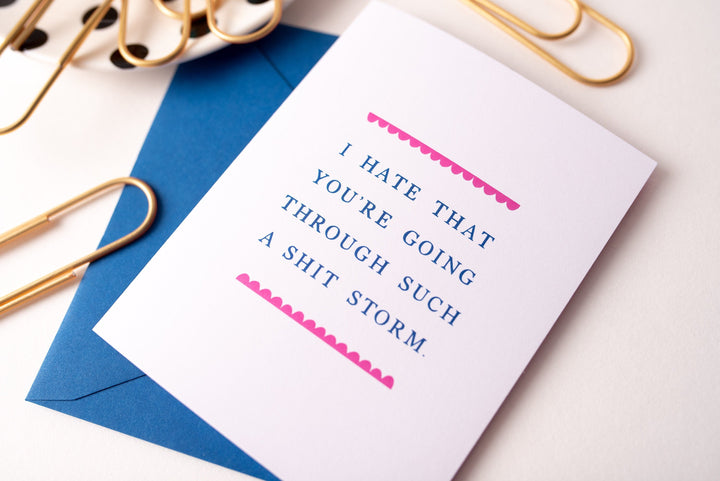 Shit Storm Greeting Card