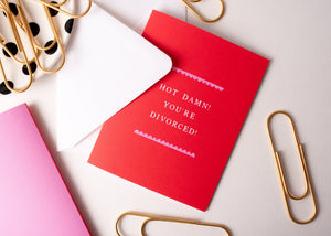 Divorce Greeting Card