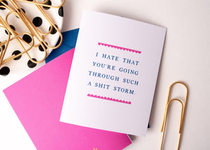 Shit Storm Greeting Card