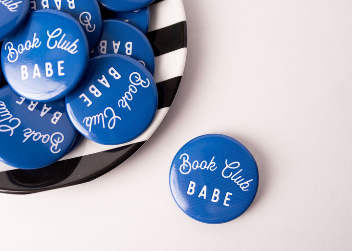 Greek Blue Book Club Button