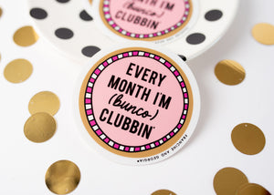 Bunco Club Vinyl Sticker