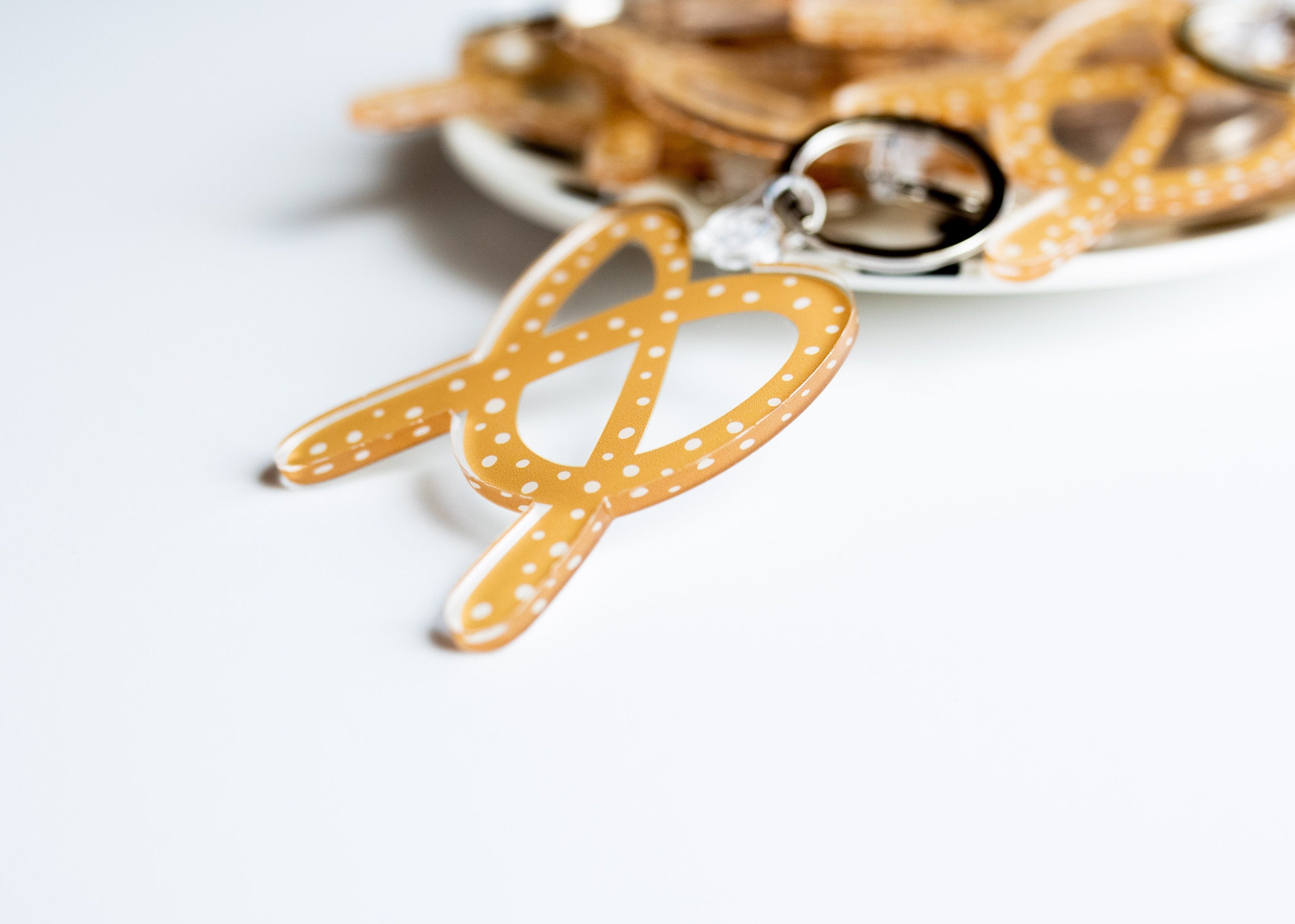 Pretzel Keychain