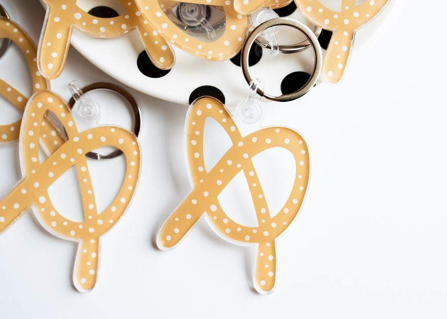 Pretzel Key Tag