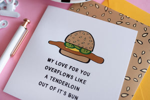 Tenderloin Greeting Card