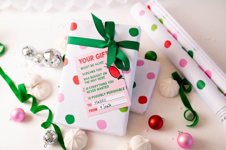 Bright Dots Gift Wrap