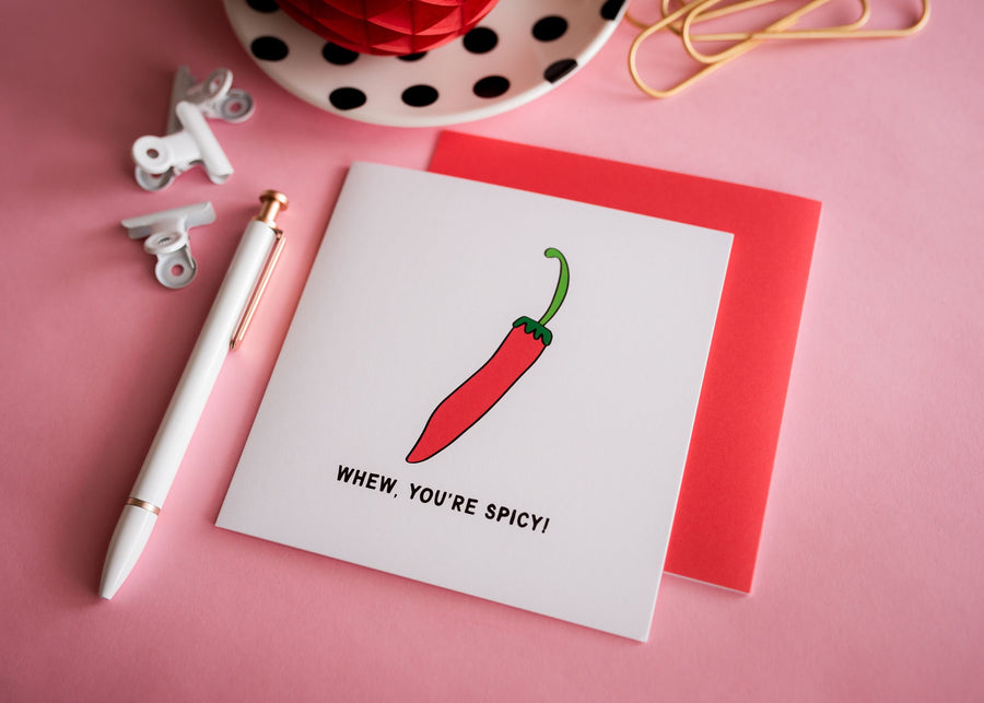 You're Spicy Greeting Card